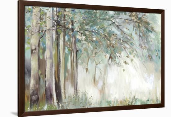 Silver Leaves-Allison Pearce-Framed Art Print