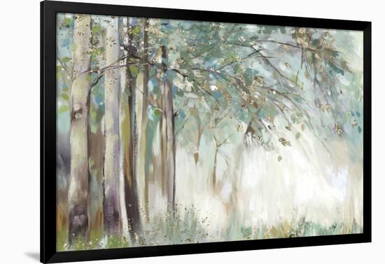 Silver Leaves-Allison Pearce-Framed Art Print