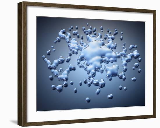 Silver Liquid-Kulka-Framed Photographic Print