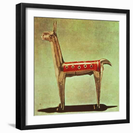 Silver Llama Figurine, from Peru, after 1438-Incan-Framed Giclee Print