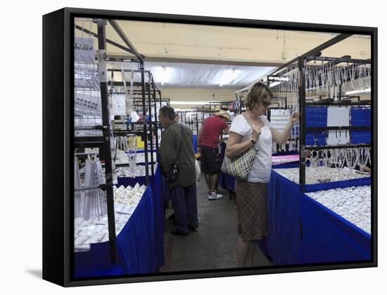 Silver Market, Taxco, Colonial Town Well Known For Its Silver Markets, Guerrero State, Mexico-Wendy Connett-Framed Stretched Canvas