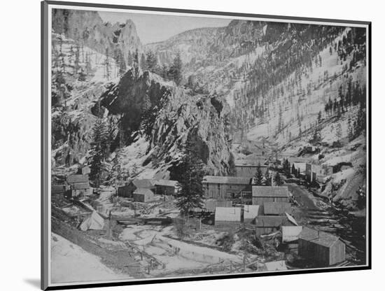 Silver Miners Camp, Nevada-null-Mounted Art Print