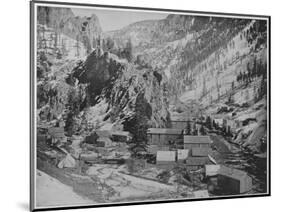 Silver Miners Camp, Nevada-null-Mounted Art Print