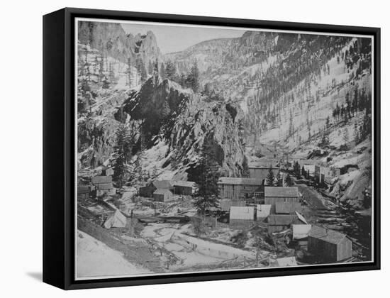 Silver Miners Camp, Nevada-null-Framed Stretched Canvas