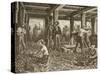 Silver Mining in Nevada, C.1870, from 'American Pictures', Published by the Religious Tract…-null-Stretched Canvas