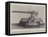 Silver Model of 4.7 Gun Presented to Captain Lambton-null-Framed Stretched Canvas