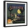 Silver Moon Brand - San Fernando, California - Citrus Crate Label-Lantern Press-Framed Art Print