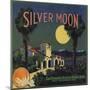 Silver Moon Brand - San Fernando, California - Citrus Crate Label-Lantern Press-Mounted Art Print