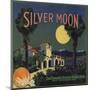 Silver Moon Brand - San Fernando, California - Citrus Crate Label-Lantern Press-Mounted Art Print