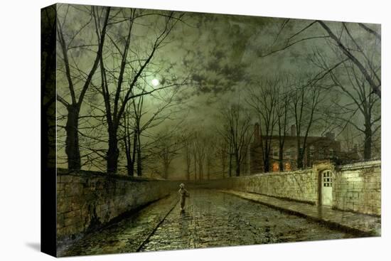 Silver Moonlight, 1880-John Atkinson Grimshaw-Stretched Canvas