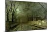 Silver Moonlight, 1880-John Atkinson Grimshaw-Mounted Premium Giclee Print