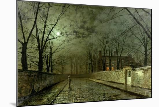 Silver Moonlight, 1880-John Atkinson Grimshaw-Mounted Giclee Print