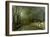 Silver Moonlight, 1880-John Atkinson Grimshaw-Framed Giclee Print