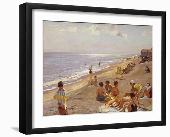 Silver Morning, Aldeburgh, 1932-Algernon Mayow Talmage-Framed Giclee Print