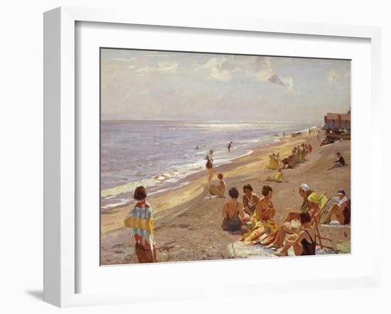 Silver Morning, Aldeburgh-Algernon Talmage-Framed Giclee Print