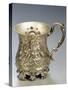 Silver Mug with Cupids and Embossing, London, England-null-Stretched Canvas