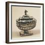 Silver Neoclassical Style Dutch Sugar Bowl with Cover and Lock-Jacob Isaaksz Ruisdael-Framed Giclee Print