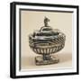 Silver Neoclassical Style Dutch Sugar Bowl with Cover and Lock-Jacob Isaaksz Ruisdael-Framed Giclee Print