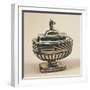 Silver Neoclassical Style Dutch Sugar Bowl with Cover and Lock-Jacob Isaaksz Ruisdael-Framed Giclee Print