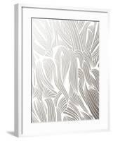 Silver Organic Pattern-Cat Coquillette-Framed Giclee Print