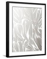 Silver Organic Pattern-Cat Coquillette-Framed Giclee Print