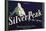 Silver Peak Brand - Tustin, California - Citrus Crate Label-Lantern Press-Stretched Canvas