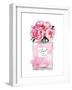 Silver Perfume & Flowers II-Amanda Greenwood-Framed Art Print