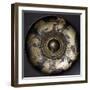 Silver Phiale Depicting Chariot Race in Gold-null-Framed Giclee Print