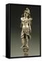 Silver-Plated Tin, Female Figure-Shaped Knife Handle-Eugenio Bosa-Framed Stretched Canvas