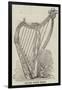 Silver Prize Harp-null-Framed Giclee Print