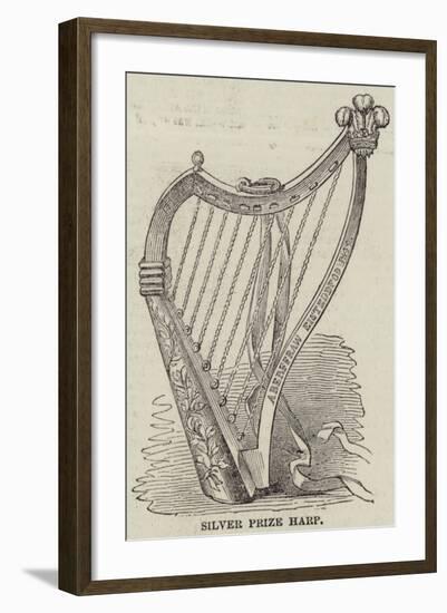 Silver Prize Harp-null-Framed Giclee Print