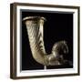 Silver Rhyton Protome in Shape of Galloping Horse and with Decoration on Neck-null-Framed Giclee Print