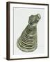 Silver Rhyton Silver in Shape of Ox-Head, from Qasr-I Shirin, Iran-null-Framed Giclee Print