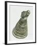 Silver Rhyton Silver in Shape of Ox-Head, from Qasr-I Shirin, Iran-null-Framed Giclee Print