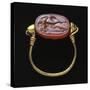 Silver Ring. Etruscan Civilization BC-null-Stretched Canvas