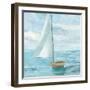 Silver Sail Bright-Albena Hristova-Framed Art Print