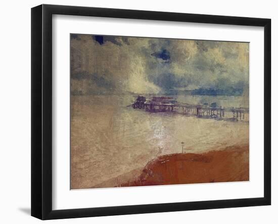 Silver Seascape - Cromer Pier, Norfolk-Mark Gordon-Framed Giclee Print