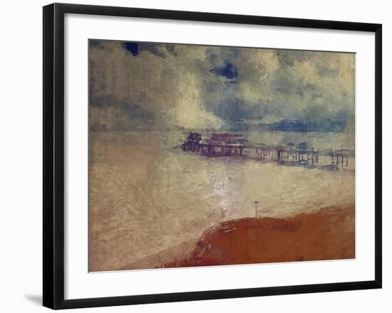 Silver Seascape - Cromer Pier, Norfolk-Mark Gordon-Framed Giclee Print