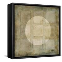 Silver Shapes II-Randy Hibberd-Framed Stretched Canvas