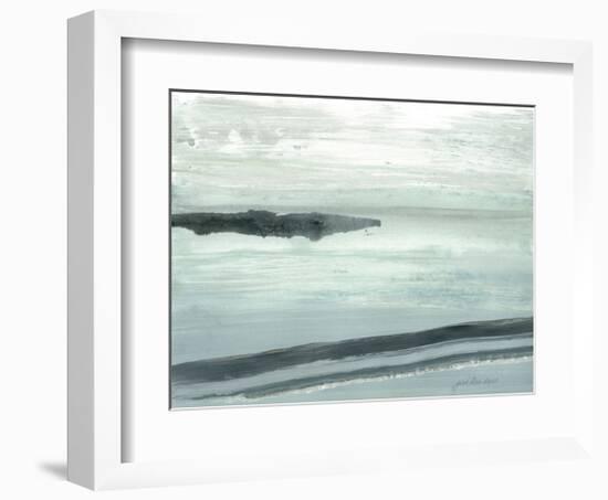 Silver Silence: Sounds of Line-Joan Davis-Framed Giclee Print