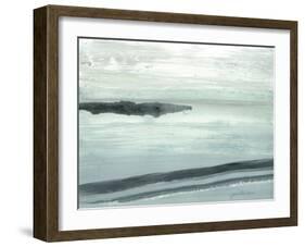 Silver Silence: Sounds of Line-Joan Davis-Framed Giclee Print