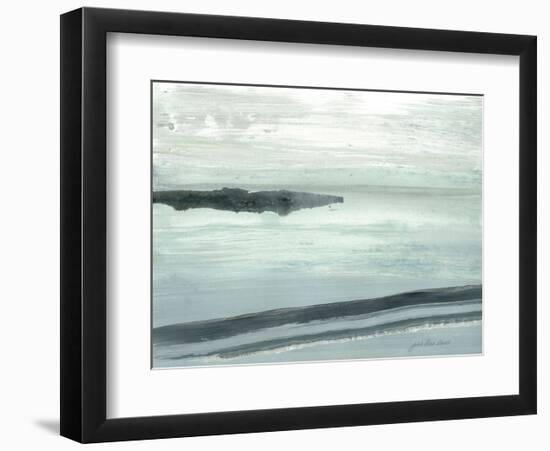 Silver Silence: Sounds of Line-Joan Davis-Framed Art Print