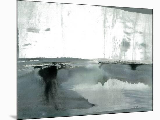 Silver Silence: Watercolor and Mist-Joan Davis-Mounted Giclee Print