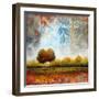 Silver Skies I-Georges Generali-Framed Giclee Print