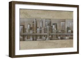 Silver Skyline I-Ethan Harper-Framed Art Print