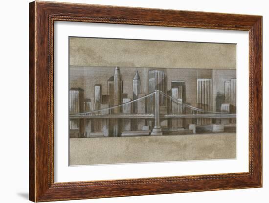 Silver Skyline I-Ethan Harper-Framed Art Print