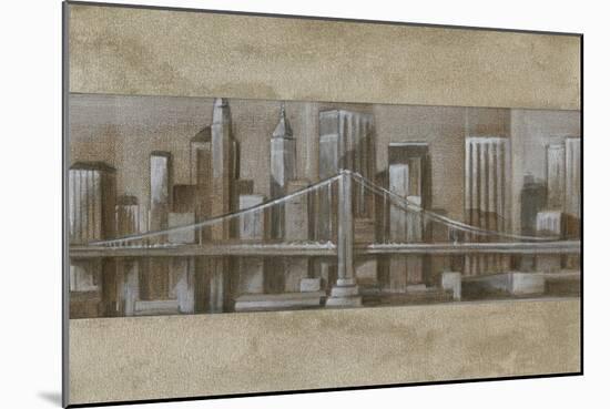 Silver Skyline I-Ethan Harper-Mounted Art Print