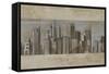 Silver Skyline II-Ethan Harper-Framed Stretched Canvas