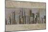 Silver Skyline II-Ethan Harper-Mounted Art Print