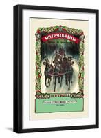 Silver Sleigh Bells-null-Framed Art Print